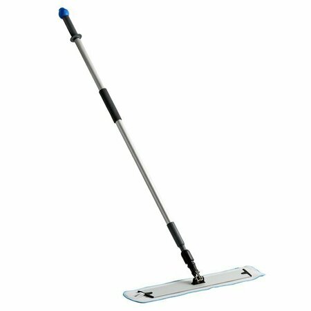 LAVEX 24'' Blue Microfiber Spray Mop Kit with 2 Pads 27592224BLKT